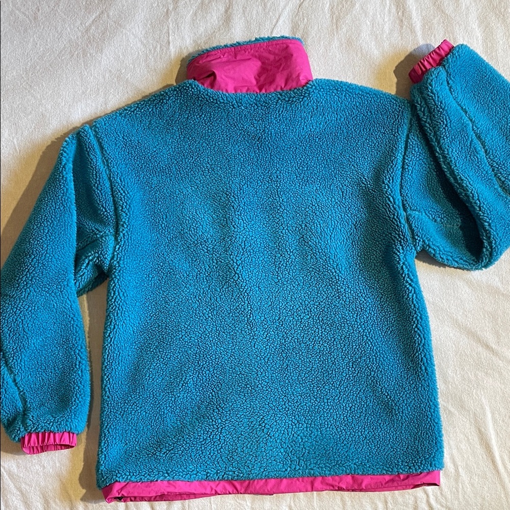 Obey Blue and Pink Fleece Jacket - Picture 7 of 7